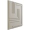 Ekena Millwork 19 5/8in. W x 19 5/8in. H Geometric EnduraWall Decorative 3D Wall Panel Covers 2.67 Sq. Ft. WP20X20GMGBW - alternate 4